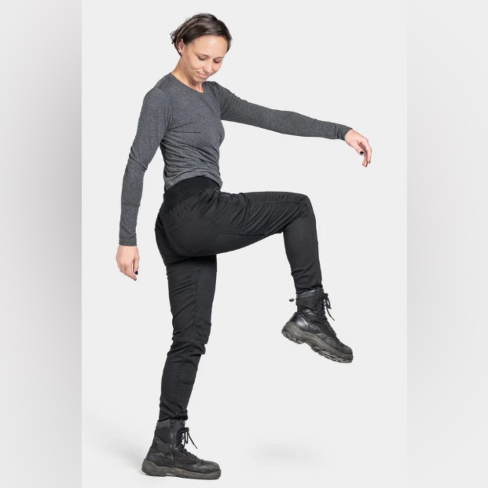 New! Dovetail Workwear, multiple size, Christa DIY, High Performance Black Denim - Picture 4 of 11
